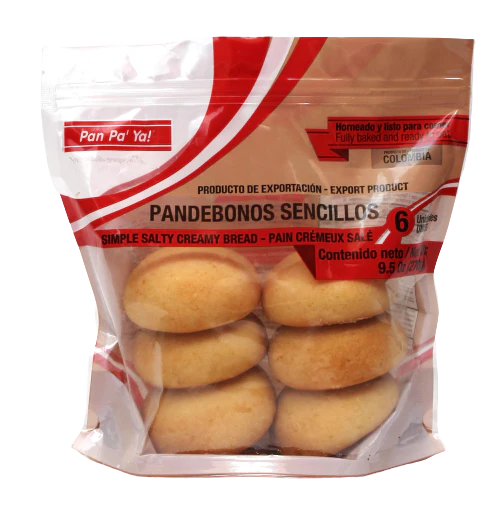 Pandebonos Sencillos- Pan Pa Ya' x6 Units (270g)